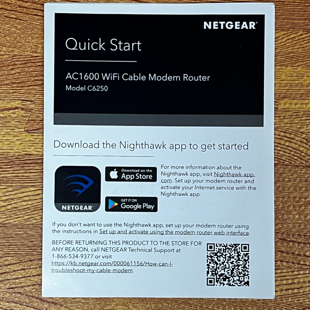 Netgear 2-in-1 Modem Router Combo - Picture 9 of 11
